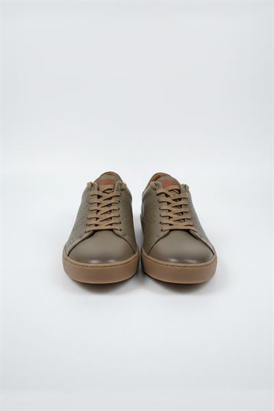 Erkek Deri Sneaker Ayakkabı Bej