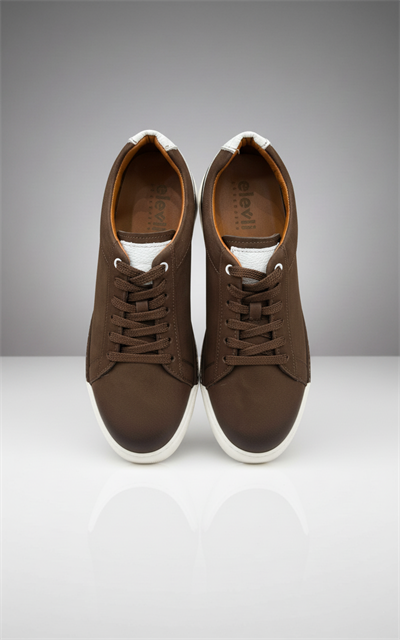 Erkek KAHVE Sneaker Deri Ayakkabı