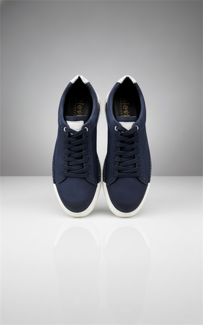 Erkek LACİVERT Sneaker Deri Ayakkabı