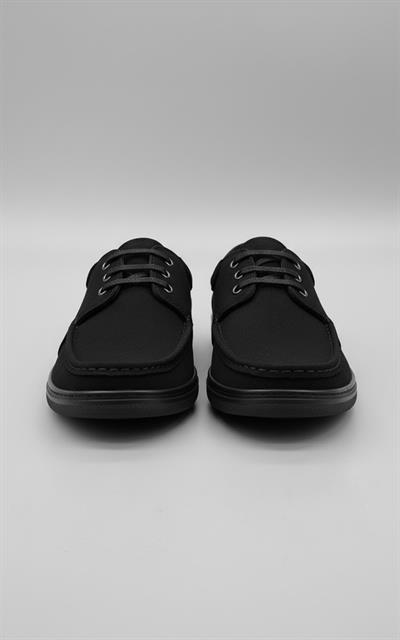 Erkek Nubuk Loafer Ayakkabı Siyah