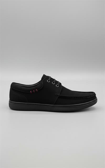 Erkek Nubuk Loafer Ayakkabı Siyah