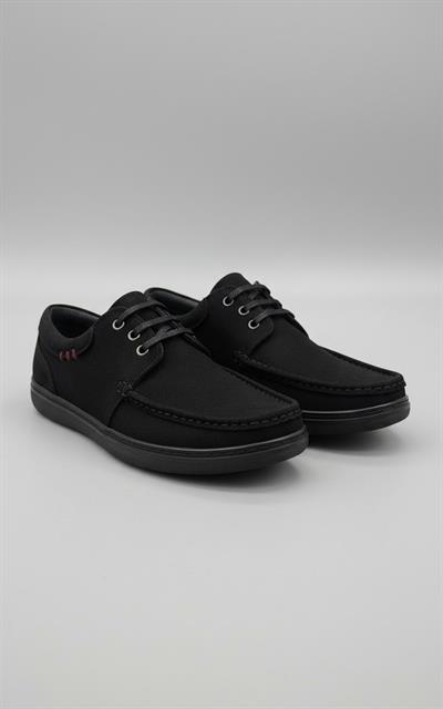 Erkek Nubuk Loafer Ayakkabı Siyah