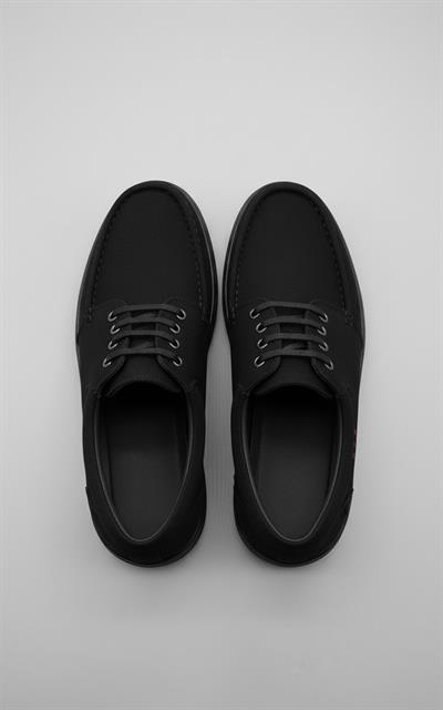 Erkek Nubuk Loafer Ayakkabı Siyah