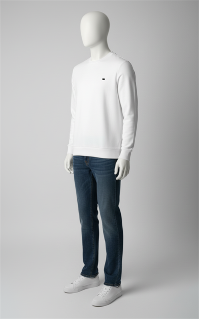 Erkek Regular Fit Bisiklet Yaka Sweatshirt