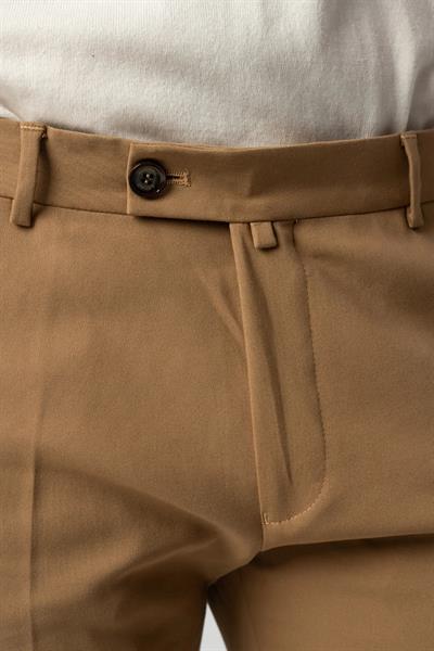 İtalyan Kesim Camel Kumaş Pantolon