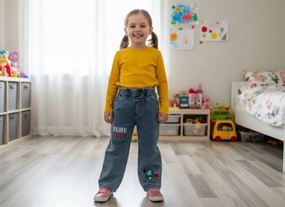 Çocuk Regular Baskılı Pantolon