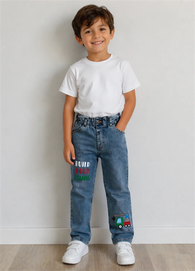 Çocuk Regular Baskılı Pantolon