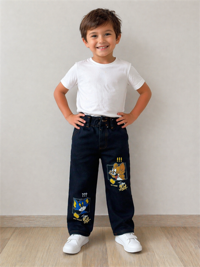 Çocuk Tom  & Jerry Baskılı Pantolon