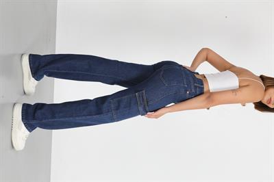 Kargo Cep Palazzo Yüksek Bel Jeans