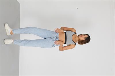 Mom Buz Mavi Yüksek Bel Jeans Pantolon
