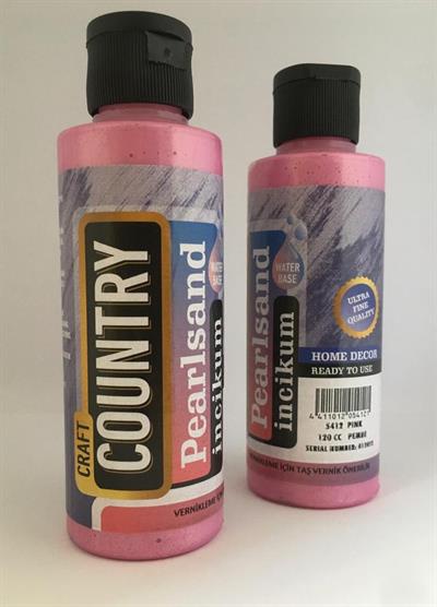 5412 PEMBE 120 CC PEARLSAND KUMLU BOYA