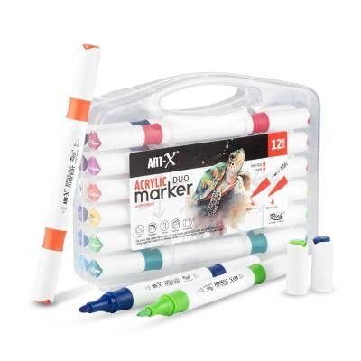 ART-X ACRYLIC MARKER DUO 12 Lİ SET