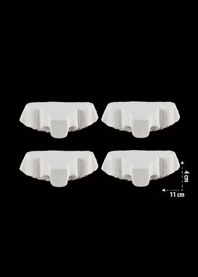 AY 107 - 4 Lü Ayak Set Ham Polyester Obje
