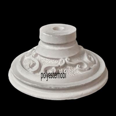 AY 114 - Polyester Şık Ayak Ham Polyester Obje