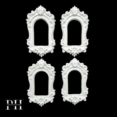 CE 349 - Mini Çerçeve 4 Lü Set Ham Polyester Dekoratif Obje