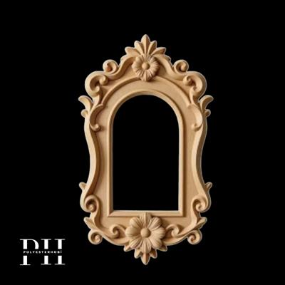 CE 349 - Mini Çerçeve 4 Lü Set Ham Polyester Dekoratif Obje