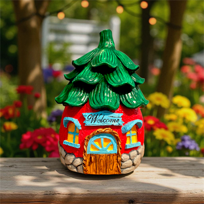 Çilek Ev  Dekoratif Biblo , Ev , Bahçe  Dekor Heykel