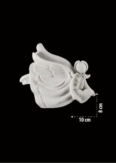 Da 115 - 4Lü Melek Kızlar Ham Polyester Obje