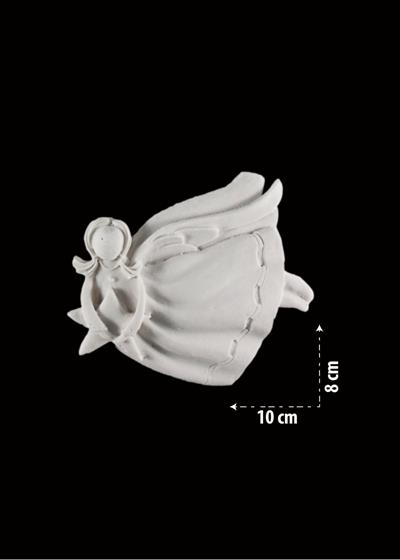 Da 115 - 4Lü Melek Kızlar Ham Polyester Obje