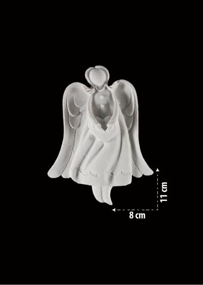 Da 115 - 4Lü Melek Kızlar Ham Polyester Obje