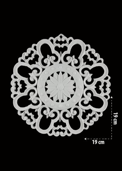 Da 129 - Duvar Süsü 3 Ham Polyester Obje
