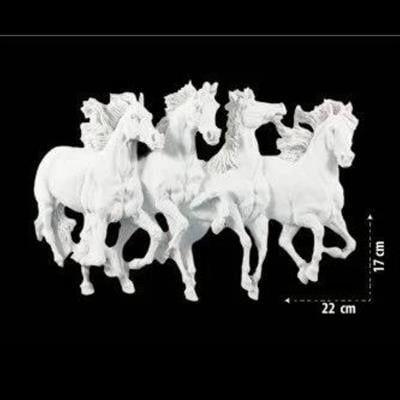 DA 157- 4 Lü Atlar Ham Polyester Obje