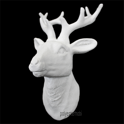 DA 284 - Geyik Midi Duvar Dekor Ham Polyester Obje