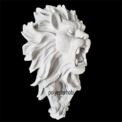 DA 290 - Aslan Duvar Dekor Ham Polyester Dekoratif Pano