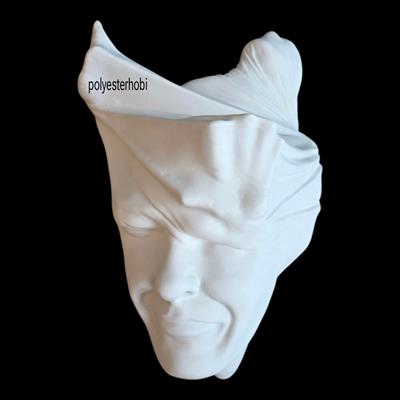 DA 371 - Modern Mind Scape Soyut Heykel Ham Polyester Duvar Dekor