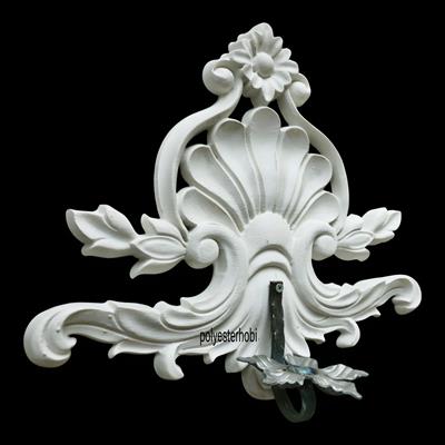 DA 374 - Duvar Aplik Mumluk Büyük Boy Ham Polyester Obje