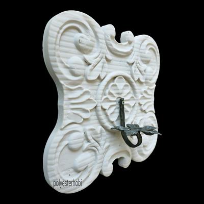 DA 375 -  Vintage Duvar Aplik Mumluk Dev Boy Ham Polyester Asılabilir Duvar Dekor