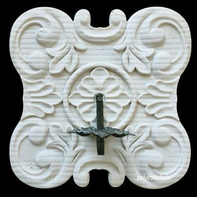 DA 375 -  Vintage Duvar Aplik Mumluk Dev Boy Ham Polyester Asılabilir Duvar Dekor