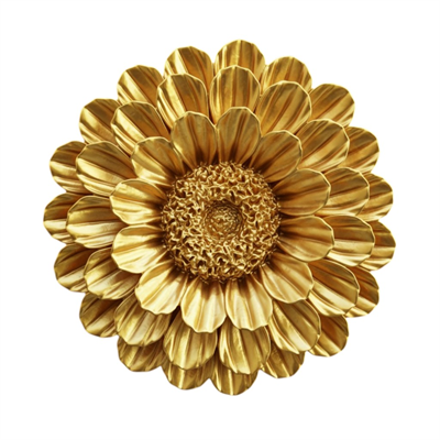 DA 382 - Çiçek Duvar Dekor Ham Polyester Asılabilir Obje