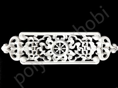 Dy 113 - Uzun Fas Motif Ham Polyester Obje
