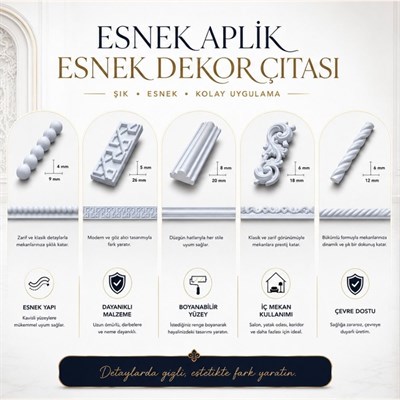 ESNEK ÇITA , ESNEK MOBİLYA ÇITASI EÇ 31 (100 CM)
