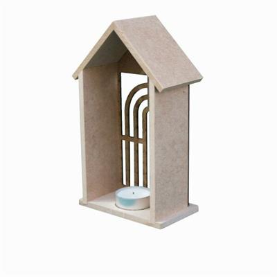 F 830 Yılbaşı T-Light Mumluk Ahşap