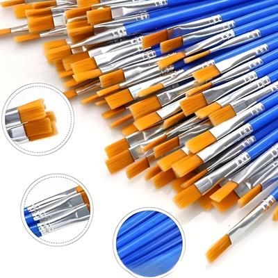 Fırça 5 Li Set Ekonomik Öğrenci Hobi Akrilik Suluboya Çeşitli Yüzeyler İçin
