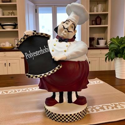 İtalyan Aşçı Dekoratif Biblo , Ev , Mutfak , Restaurant , Cafe, Pastane Dekoratif Obje