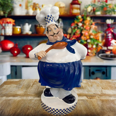 İtalyan Aşçı Dekoratif Biblo , Ev , Mutfak , Restaurant , Cafe, Pastane Dekoratif Obje