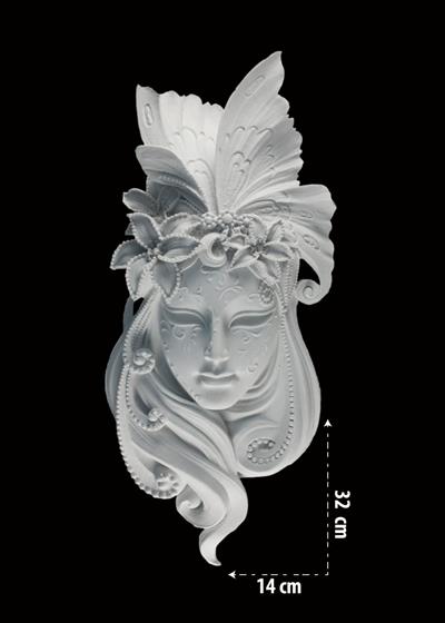 Ob 105 - Venedik Maske Ham Polyester Duvar Dekor 3