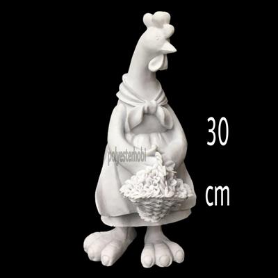 OB 1050 - Tavuk Hanım Ham Polyester Obje