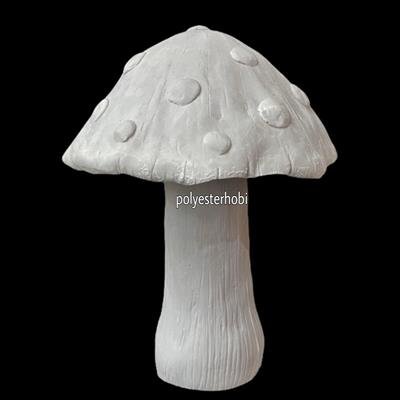 Ob 1124 - Mantar Orta Boy Ham Polyester Obje