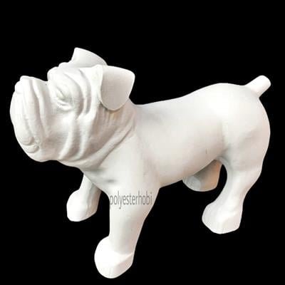 Ob 1133 - Buldog Köpek Ham Polyester Obje