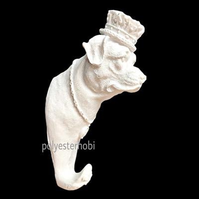 Ob 1206 - Köpek Duvar Askılık Ham Polyester Duvar Dekor