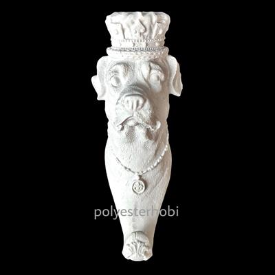 Ob 1206 - Köpek Duvar Askılık Ham Polyester Duvar Dekor