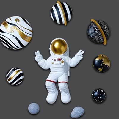 OB 1240 - Astronot Duvar Dekor 50 CM Ham Polyester Obje