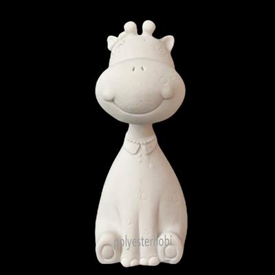 Ob 1261 - Zürafa Gözlük Tutucu Ham Polyester Obje