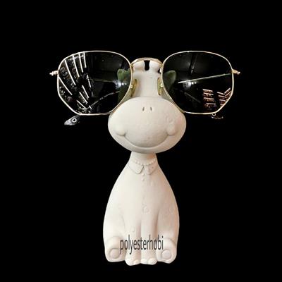 Ob 1261 - Zürafa Gözlük Tutucu Ham Polyester Obje