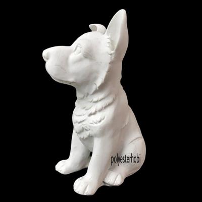 Ob 1296 - Sevimli Köpek Ham Polyester Obje