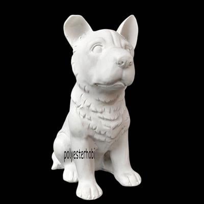 Ob 1296 - Sevimli Köpek Ham Polyester Obje